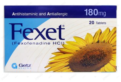 Fexet 180mg Tablets 20's