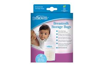 Dr. Browns Breastmilk Storage Bag 180ml- 25s