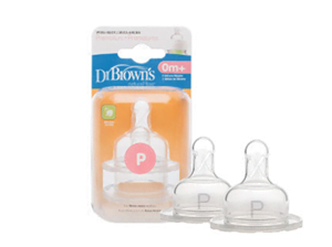 Dr. Brown Preemie Flow Silicone Narrow-Neck Nipple