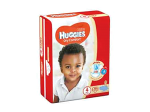 Huggies Dry Comfort (size 4) 8-14Kgs 18's