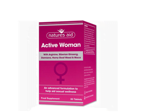 Natures Aid Active Woman Tablets 60's