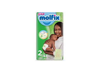 Molfix Diapers Size 2 Small (3-6 kg) 48's