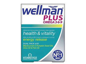 Wellman Plus Omega 3-6-9 28 Caps/28 Tablets