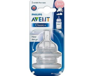 Avent Variable Flow Teats 3M Classic 2's