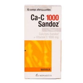 Calcium Sandoz 1000mg Effervescent Tabs 10's