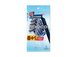 Dorco 2+Gel Dispo 5+1 Razor