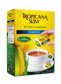 Tropicana slim diabetic zero calorie sweetner