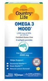 Country Life Omega 3 Mood 90Softgels