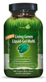 Irwin Naturals Living Green Liquid-Gel Multi For Men 90Ct