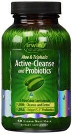 Irwin Aloe & Triphala Active Cleanse & Probiotics 60Ct