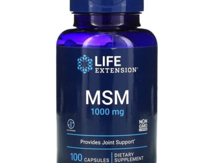 LIFE EXTENSION MSM 1000 MG 100S