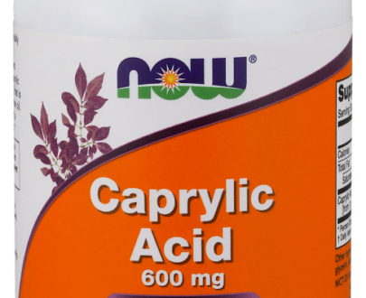 NOW- Caprylic Acid 600Mg 100Softgels