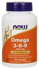 Now Omega 3-6-9 Softgels 100’S