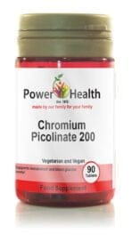 Power H Chromium Picolinate 200 90’S