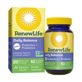 Renew Life Daily Balance 2-In-1 Probiotics 20B 60’S