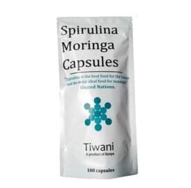 Tiwani Spirulina Moringa Capsules 100Caps