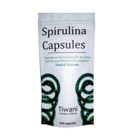 Tiwani Spirulina Capsules 100Caps