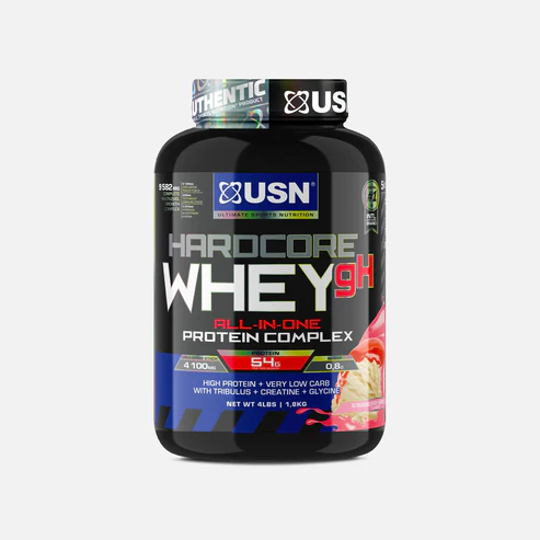 USN Hardcore Whey gH Strawberry Smoothy 1.8kg